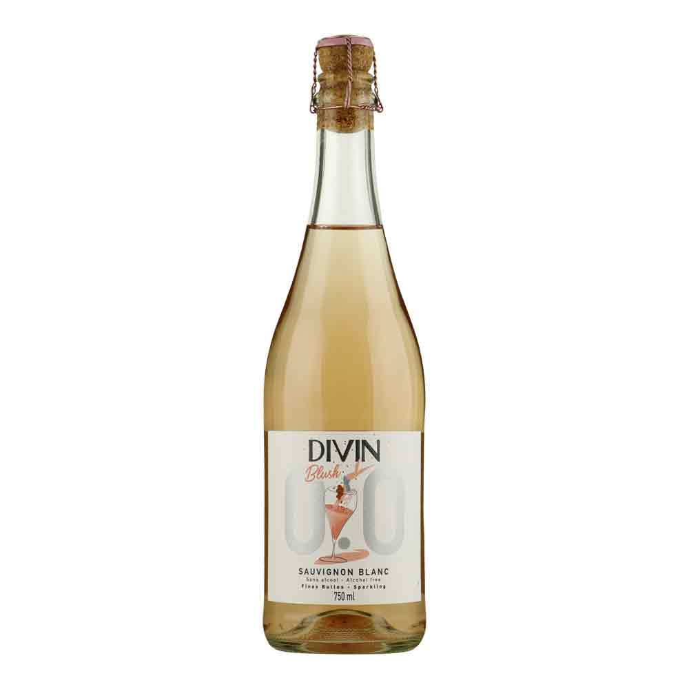 DIVIN Blush Sparkling 0.0% – Alcoholvrije mousserende wijn