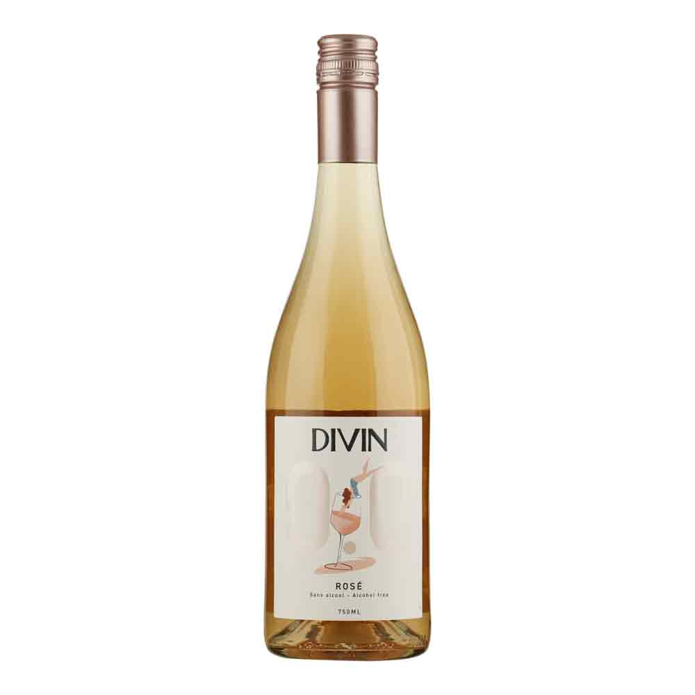 DIVIN Rosé 0.0% – Alcoholvrije wijn